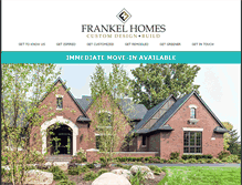 Tablet Screenshot of frankelhomes.com